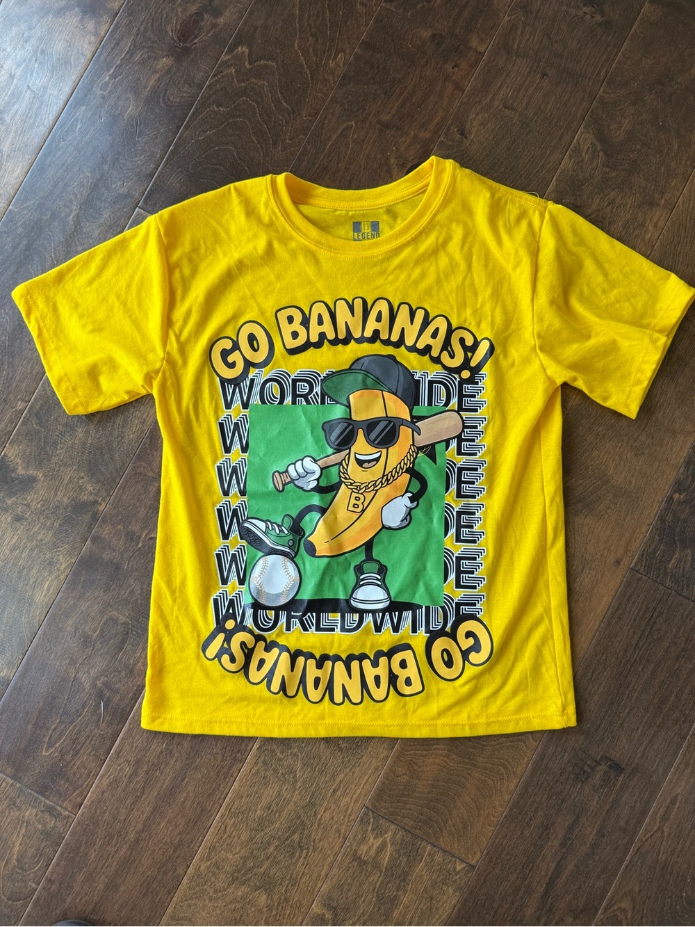 Go Bananas! Yellow Kids Graphic Tee